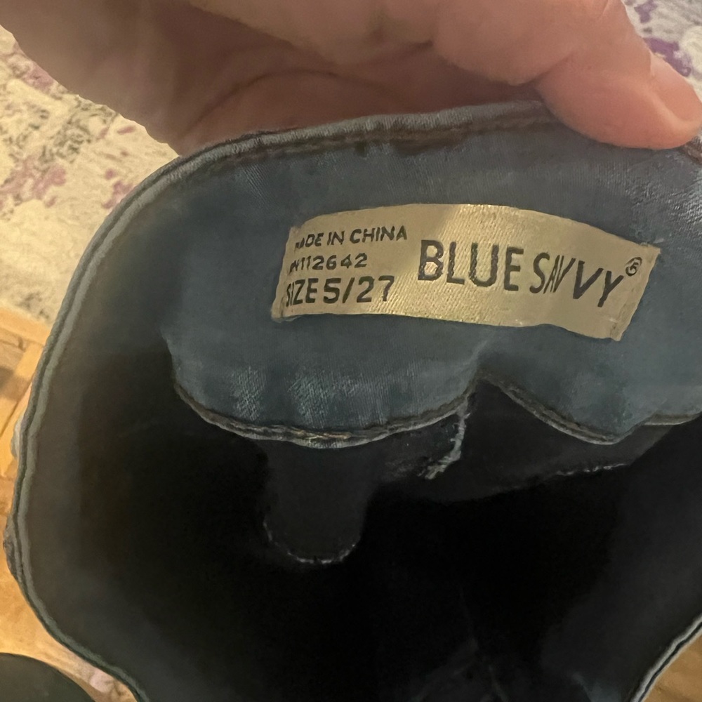 Stretchy blue denim jeans - Picture 4 of 4
